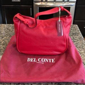 NWT Del Conte leather purse